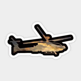 Attack Helicopter Sticker